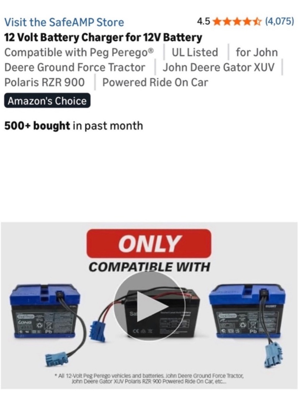 Blue Power Adapter with Cable - Picture 4 of 6